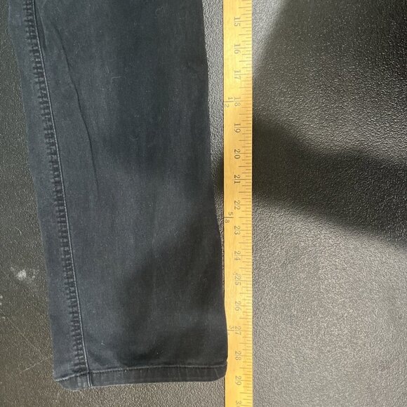 Wrangler Regular Taper Cargo Pants Mens 36x30 Black Stretch Outdoor Workwear - Picture 7 of 7